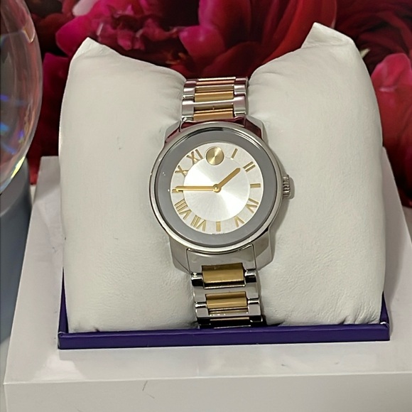 MOVADO watch BOLD - Irresistible 👍 silver and gold - perfect combination 🔥🎁💋 - Picture 2 of 7